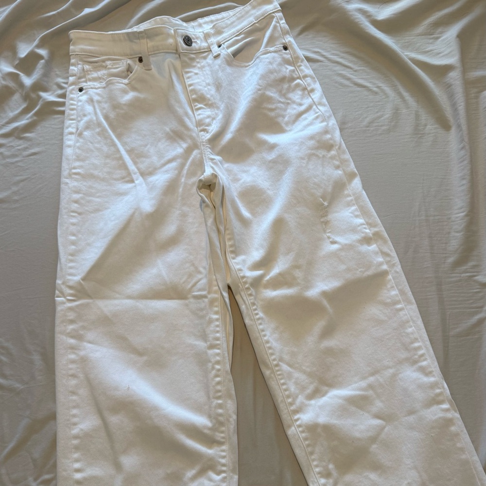 Uniqlo Cream Cotton Pants